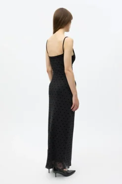 Ennicola Slip Kjole, Black, M