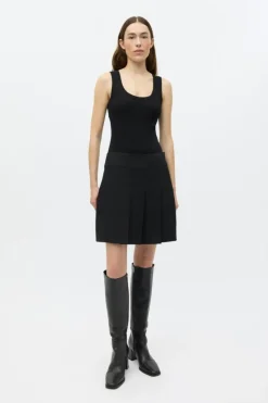 Enrose Mini Nederdel, Black, 38