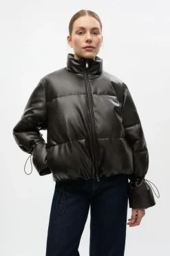 Ensini Jakke, Grained Black, M