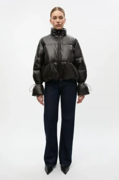 Ensini Jakke, Grained Black, M