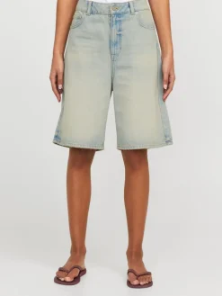 Erin Baggy Shorts, Light Blue Denim Vintage Wash, L