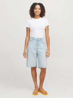 Erin Baggy Shorts, Light Blue Denim, XS