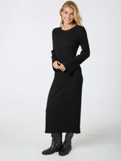 Eris Strikkjole, Black, 40