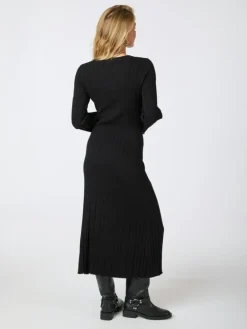 Eris Strikkjole, Black, 40