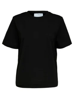 Essential Boxy T-shirt, Sort, M