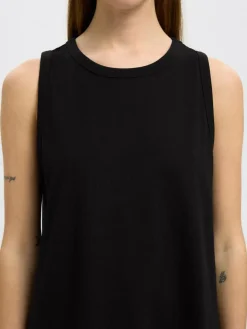 Essential Tank Kjole, Black, S