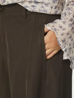 Essiall Structure Bukser, Dark Brown, 38