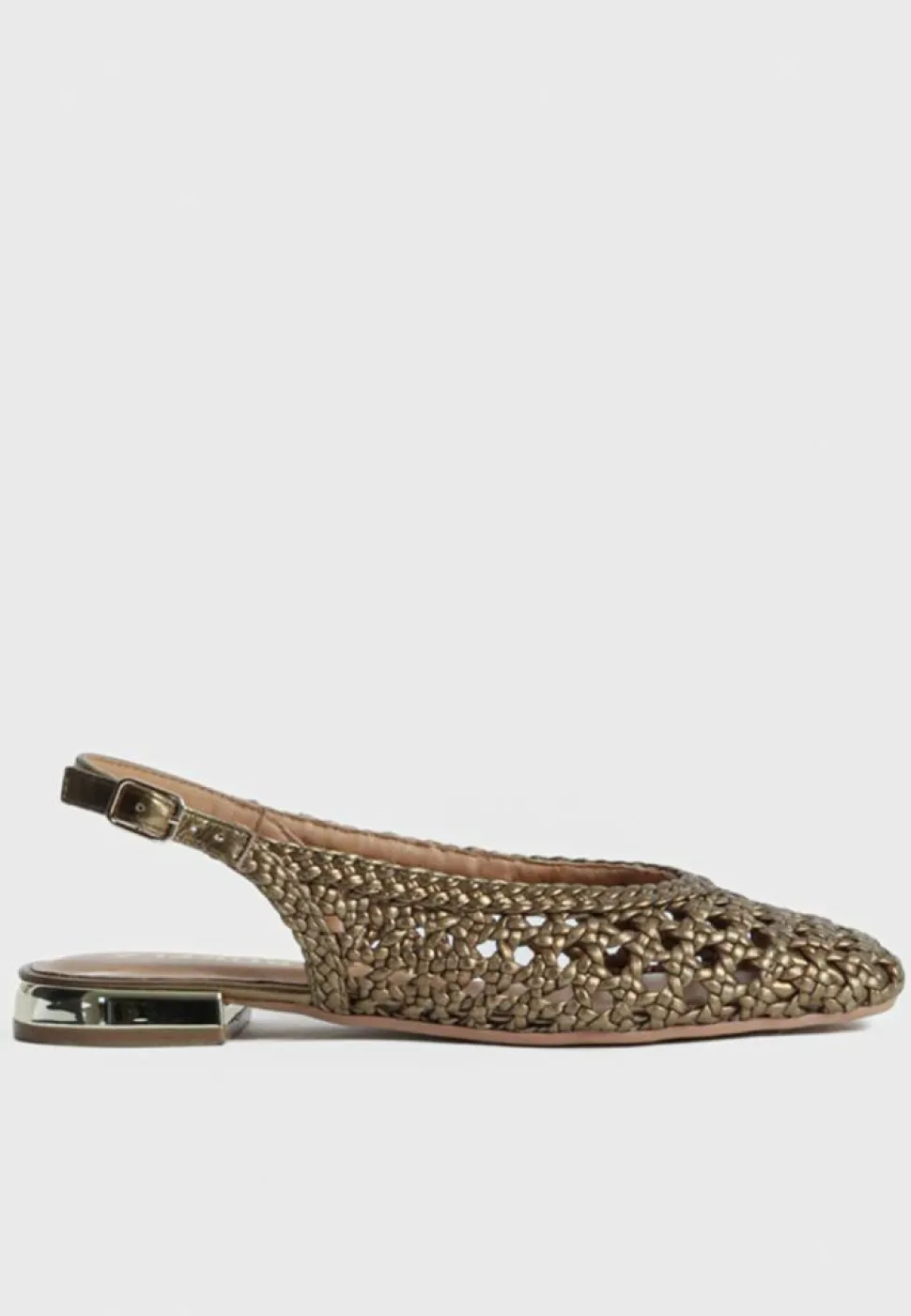 Evans Slingback Ballerinasko, Olive, 38