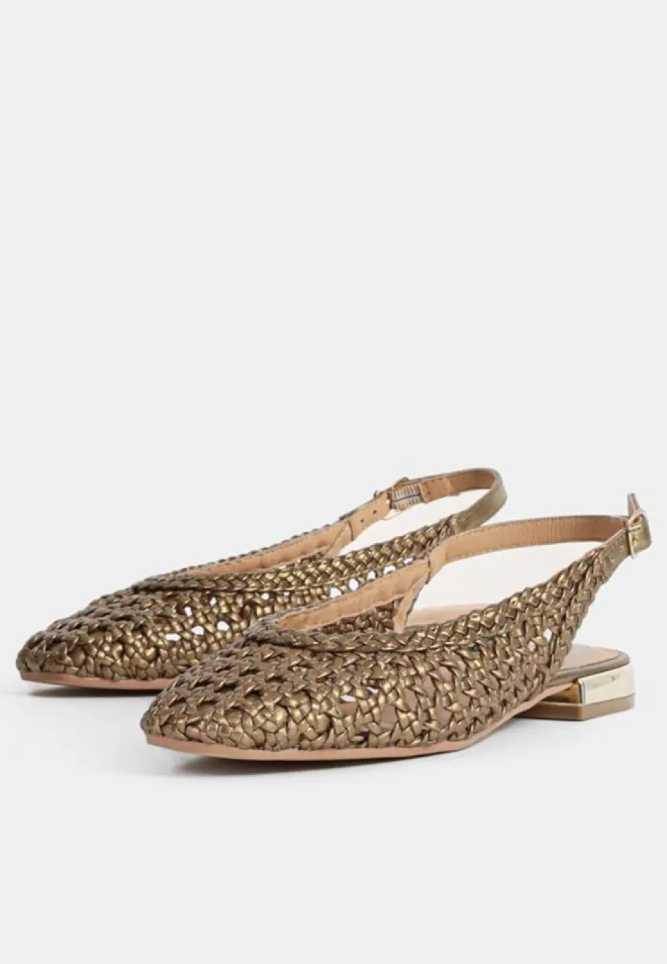 Evans Slingback Ballerinasko, Olive, 38