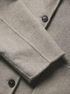 Eve Wool Blend Jakke, Greige, M