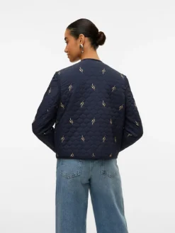 Evelyn Short Jakke, Navy Blazer, XL