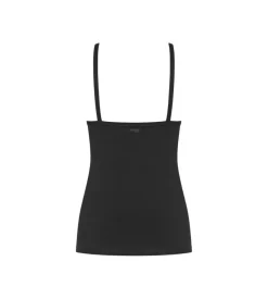 Ever Ease Spaghetti Top, Black, L