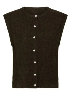 Everest Knit Vest, Brown, 34