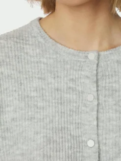 Everest Knit Vest, Light Grey Melange, 40