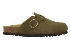 Fae Suede Clogs, Khaki, 40