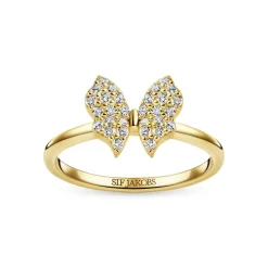 Farfalla Ring, Gold Plated, 56