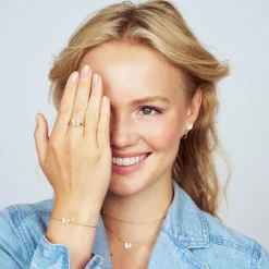 Farfalla Ring, Gold Plated, 56