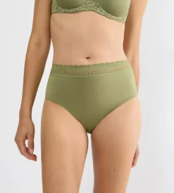 Feel of Modal Midi Trusser, Olive Gold, L