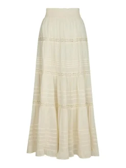 Felicia S Voile Nederdel, Light Yellow, 38