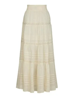 Felicia S Voile Nederdel, Light Yellow, 38