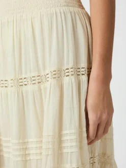 Felicia S Voile Nederdel, Light Yellow, 38