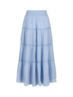 Felicia S Voile Nederdel, Light Blue, 36