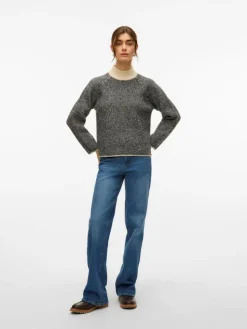 Felize Striktrøje, Birch w. Black, M