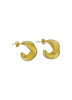 Filigran Afrika Øreringe, Gold Plated
