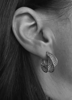 Filigran Afrika Øreringe, Gold Plated