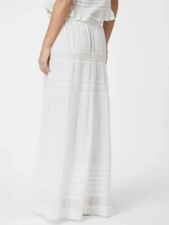 Fippo S Voile Nederdel, White, 42