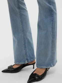 Flash Flared Jeans, Light Blue Denim, XS/L34