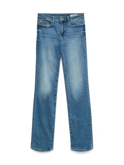 Flash Straight Jeans, Medium Blue Denim, M/L32