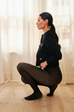 Fleece Tights, Black, L/XL