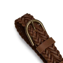 Flettet Bælte, Cognac, 85 cm