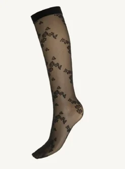 Floret Strømper, Black, M