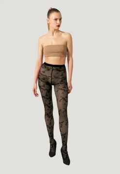 Floret Tights, Black, XL