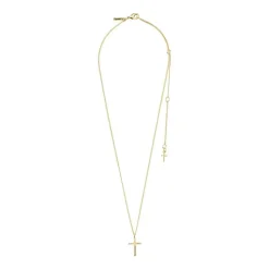 Flynn Halskæde, Gold Plated, 40+12 cm