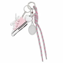Footwear Bag Charms, Pink Basket Boot
