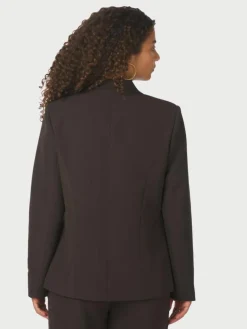 Francine Suit Blazer, Dark Brown, 40