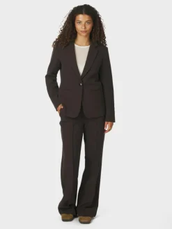 Francine Suit Blazer, Dark Brown, 40