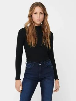 Fransiska Bluse, Black, M