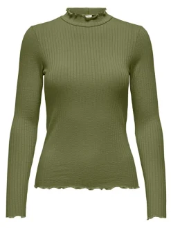 Fransiska Bluse, Olive Branch, M