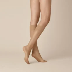 Fresh Up 10 Knæstrømper, Cashmere, 39-42