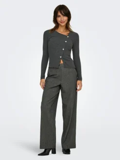 Freya Cardigan, Dark Grey Melange, M