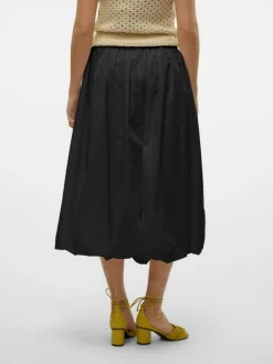 Friba Balloon Nederdel, Black, M