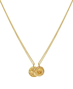 Friendship Halskæde, Gold Plated, 45+3 cm