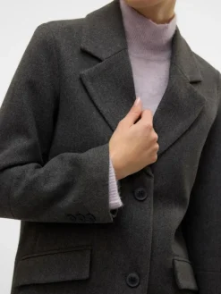 Furtonesara Lang Frakke, Dark Grey Melange, XL