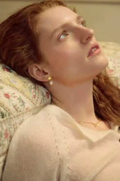 Gabrielle Øreringe, Gold Plated