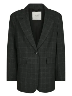 Gaby Check Blazer, Antracit, 36