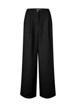 GaleMD Wide Bukser, Black, S